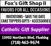 Fox's Gift Shop II Tall Sponsorship Banner