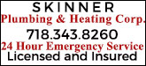 Skinner Plumbing Sponsorship Banner